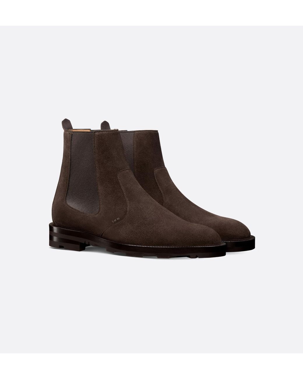Dior Brown Homme Regency Chelsea Boots for men