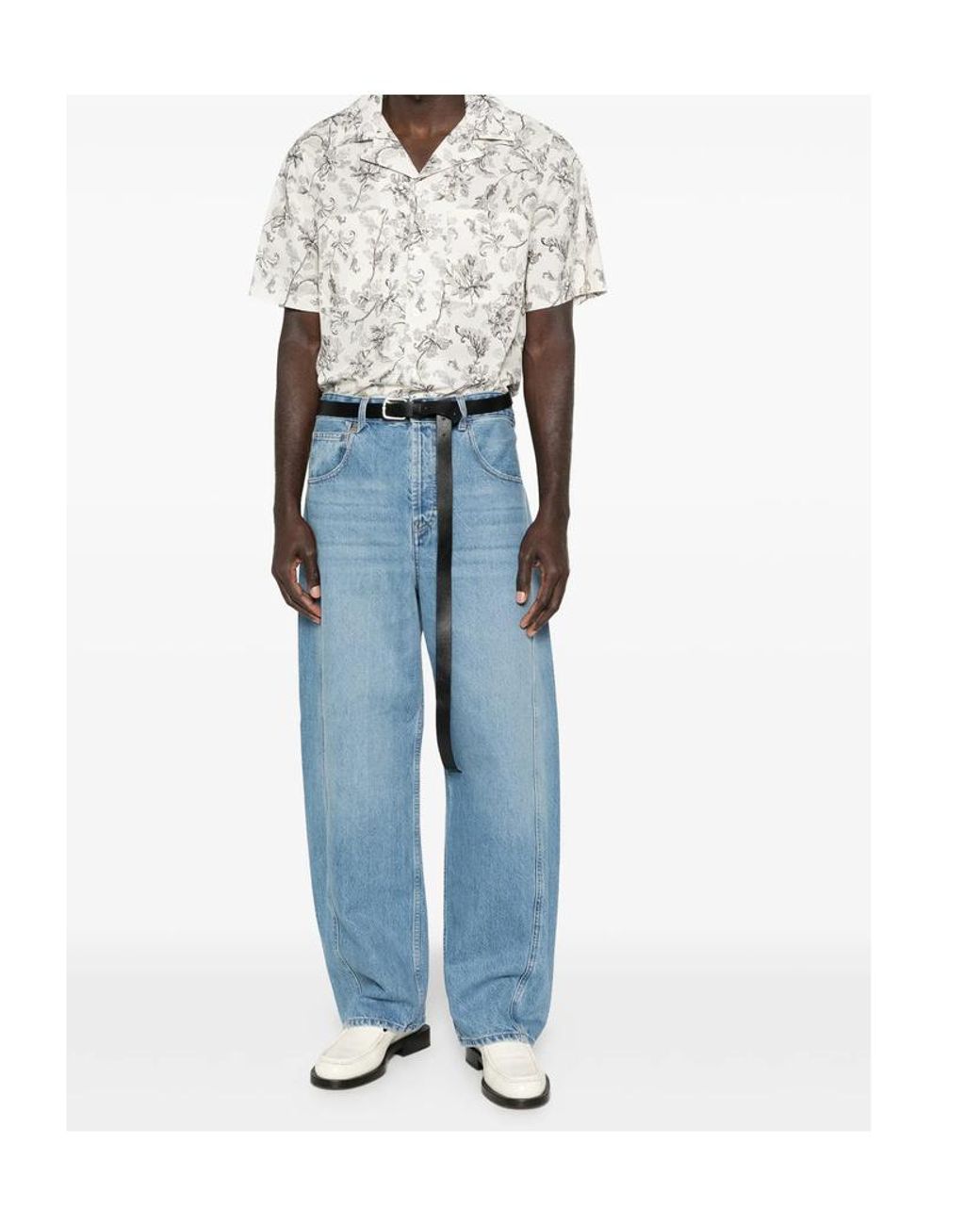 Jacquemus Blue The Mirada De-Nîmes Curved Leg Jeans for men