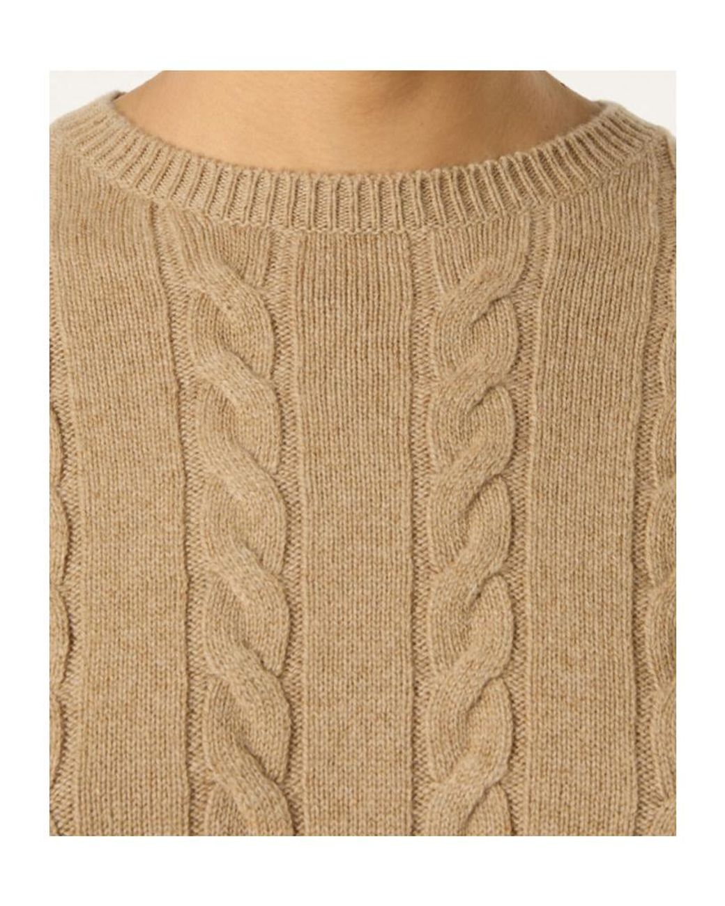 Loro Piana Natural Cedar Crewneck