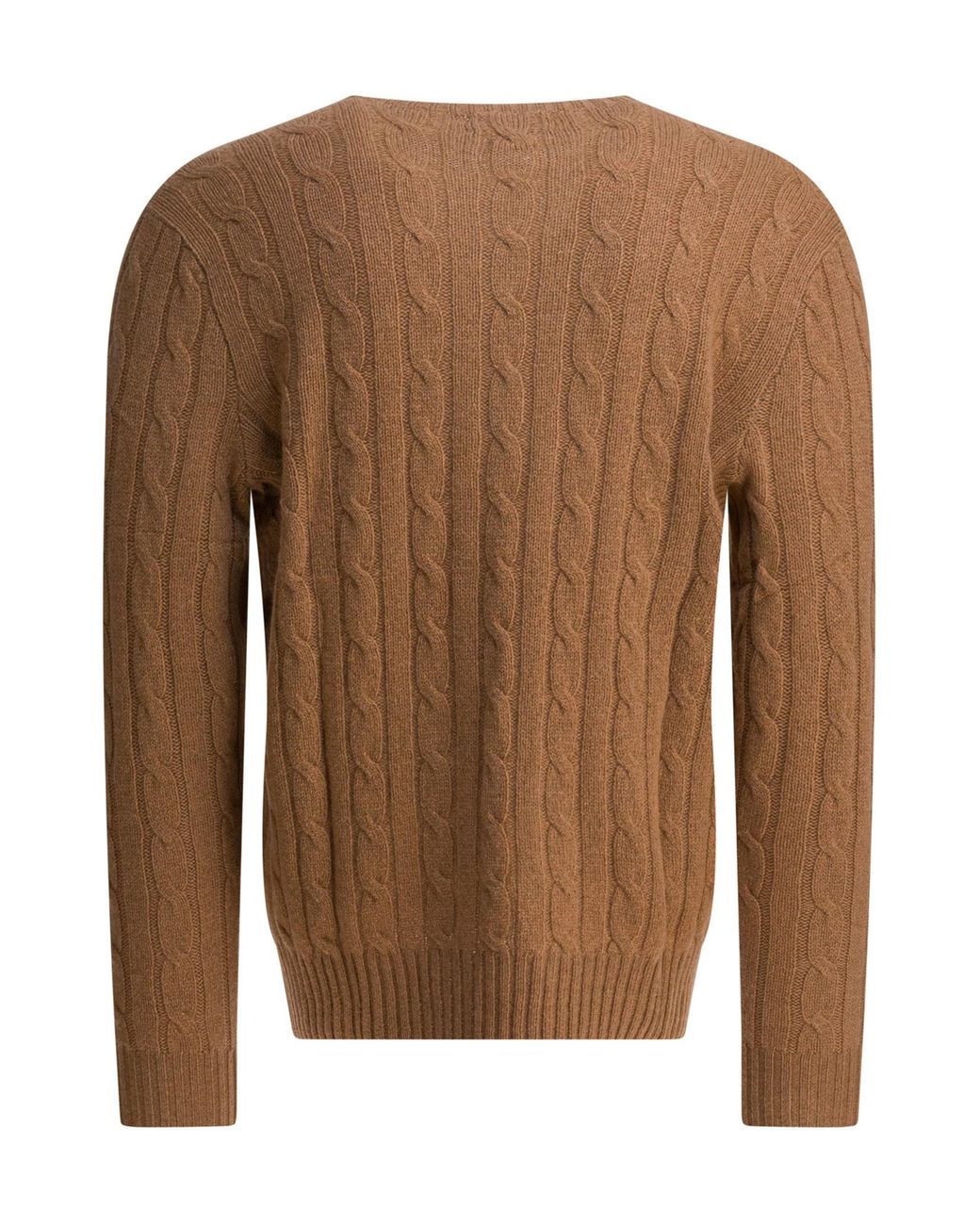 Polo Ralph Lauren Brown Crewneck Knitted Jumper for men