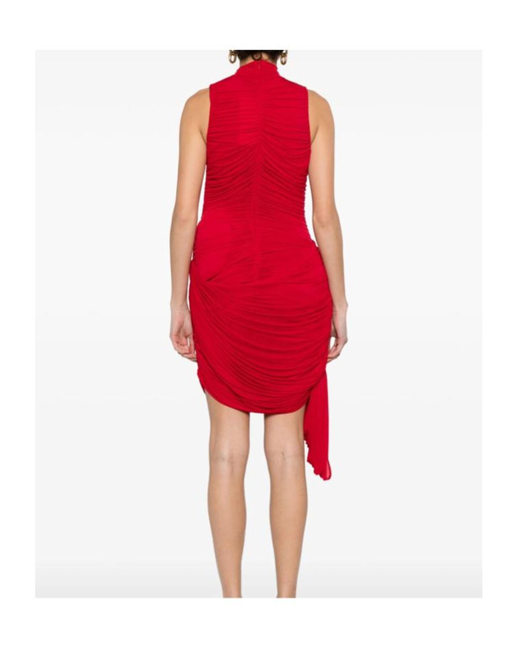 Magda Butrym Red Sleeveless Dress