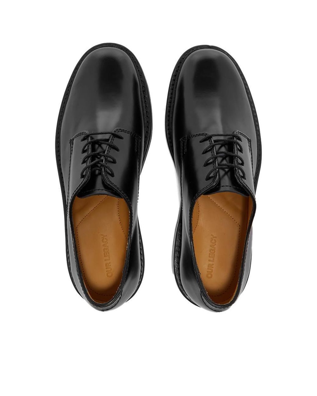 Our Legacy Black Uniform Parada Oxford Shoes