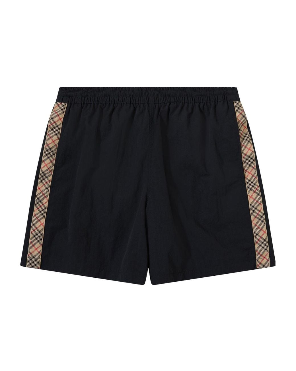 Burberry Black Solid Color Swim Shorts for men