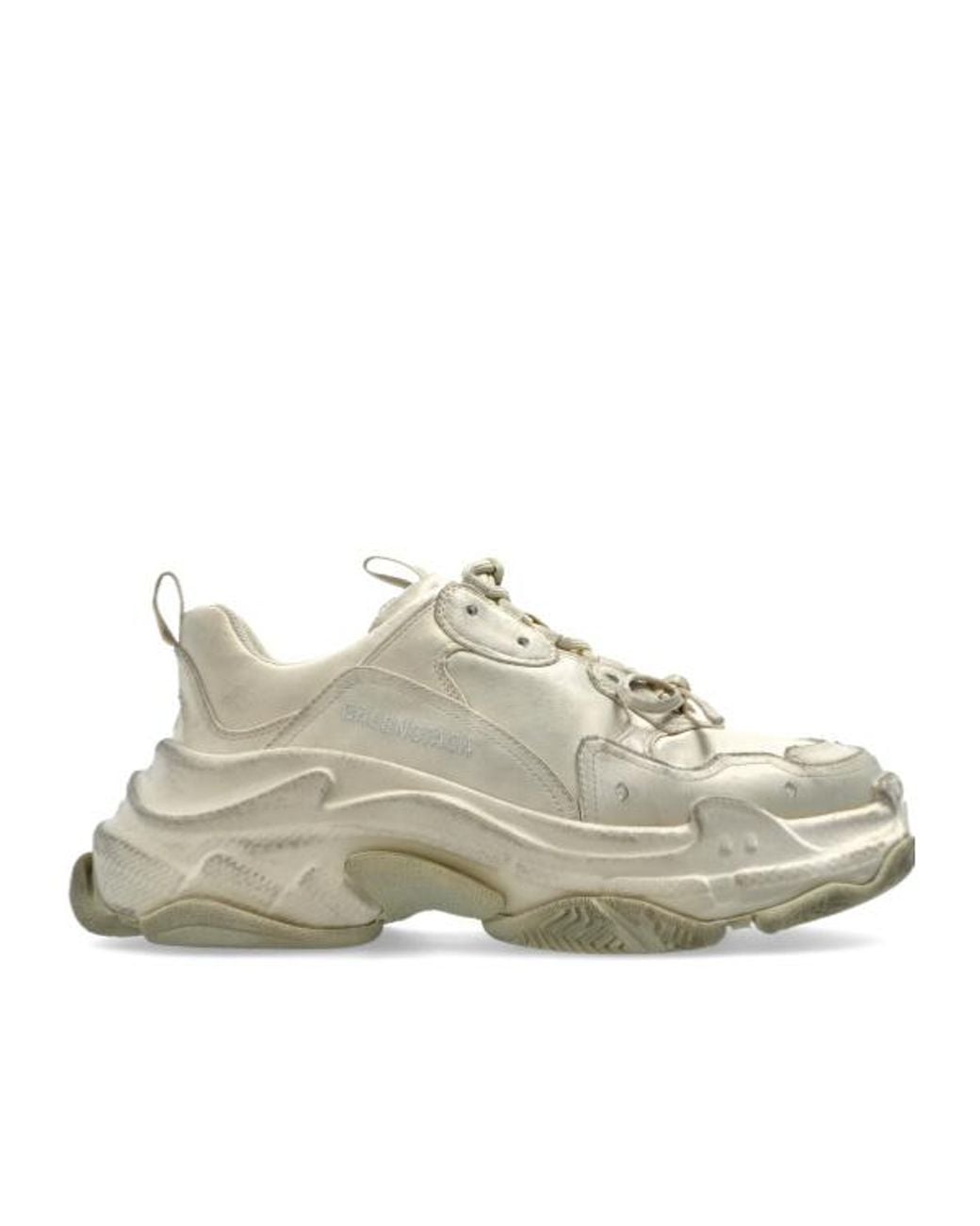 Balenciaga Natural Triple S Sneakers