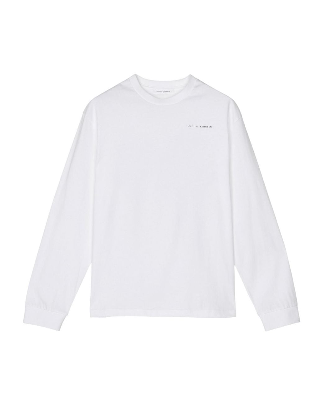CECILIE BAHNSEN White Cblily Bow Printed T-Shirt