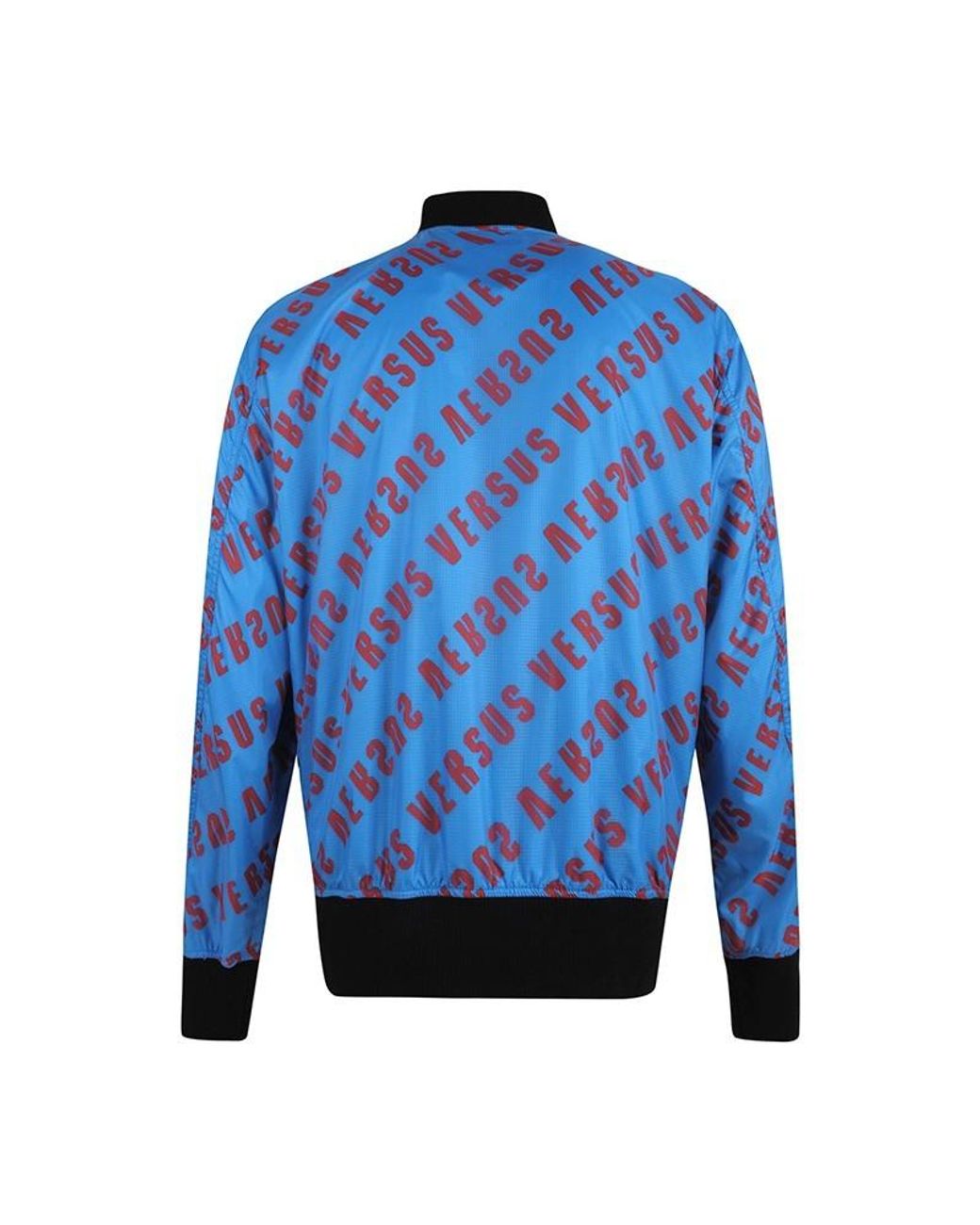 Versus  Blue Double-Sided Baseball Jacket for men