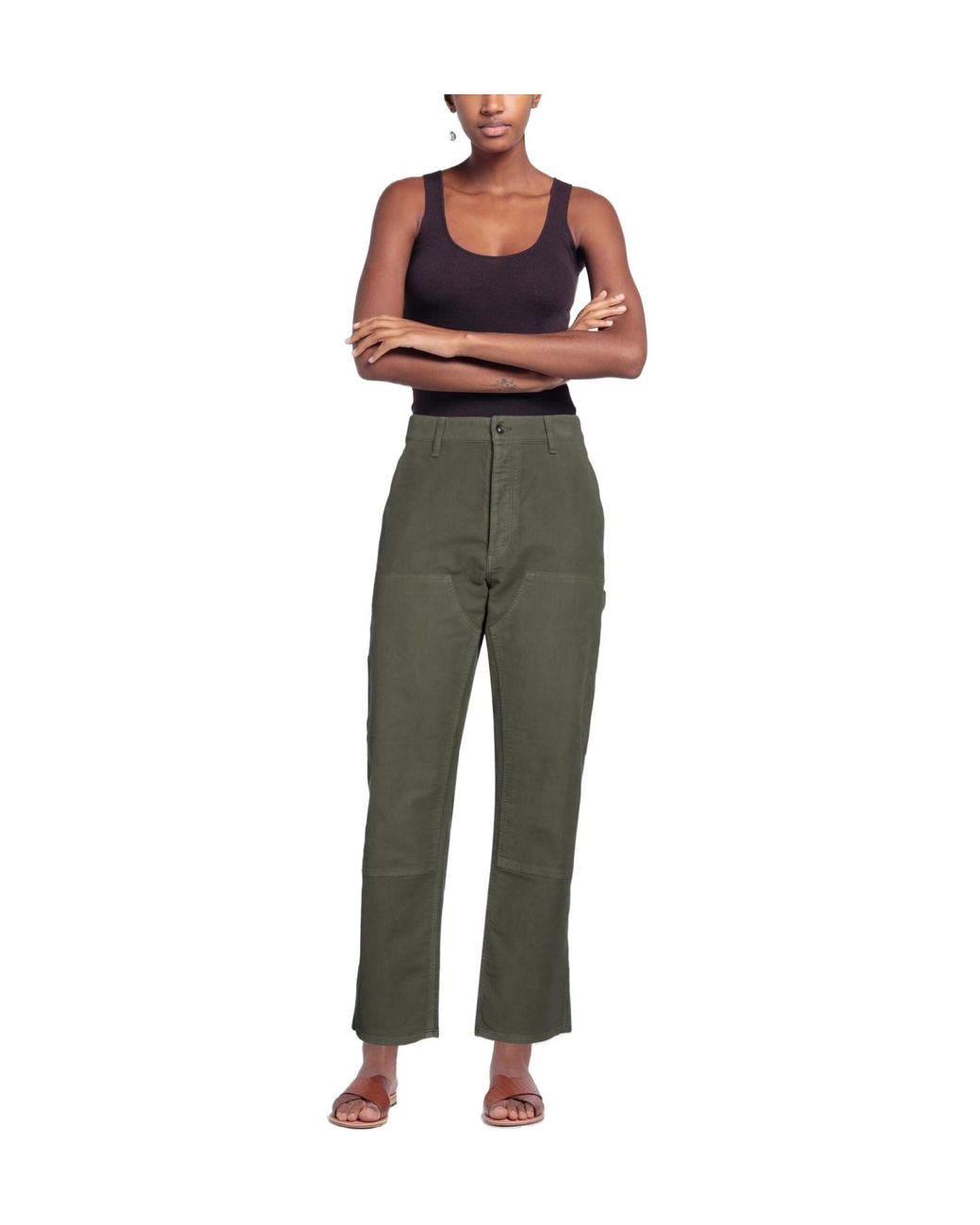Rag & Bone Green Fitted Trousers