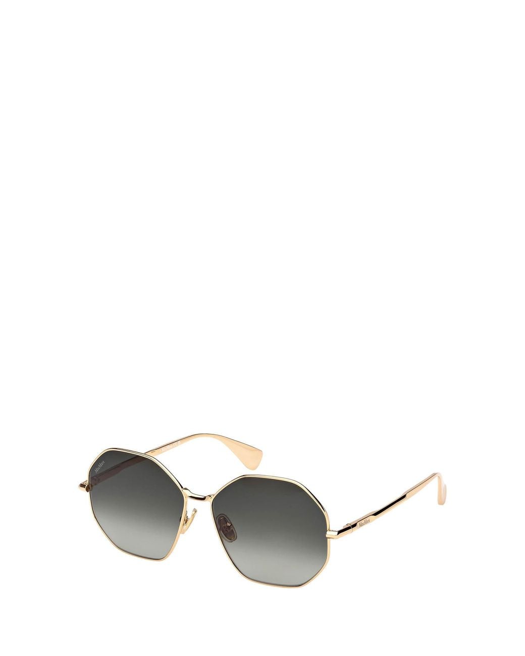 Max Mara Metallic Miller Geometric Frame Sunglasses for men