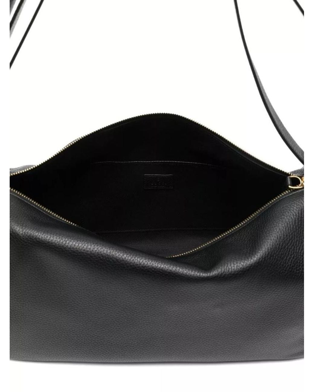 Gucci Black Half Horsebit Large Shoulder Bag