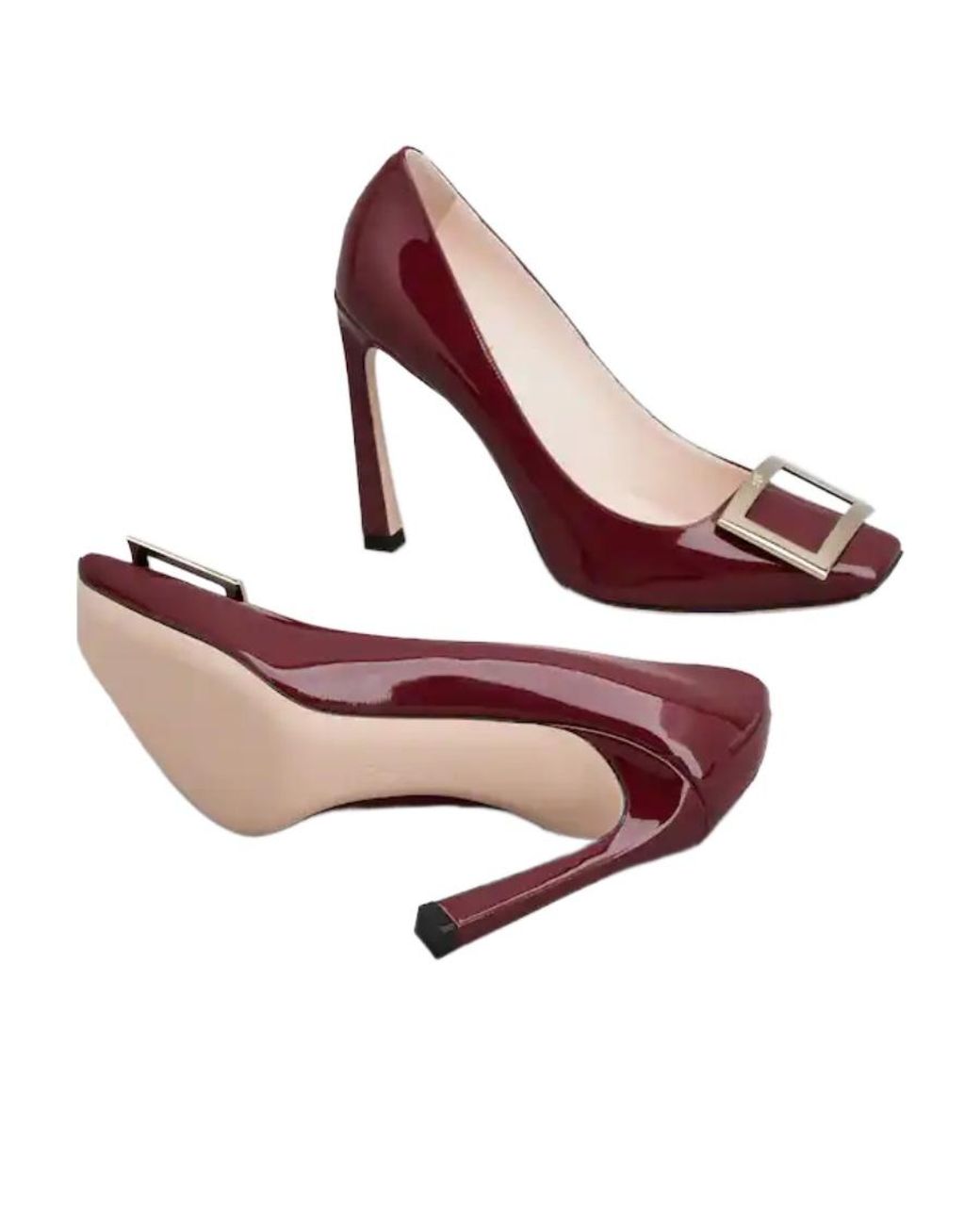 Roger Vivier Purple Belle Vivier Trompette Pumps