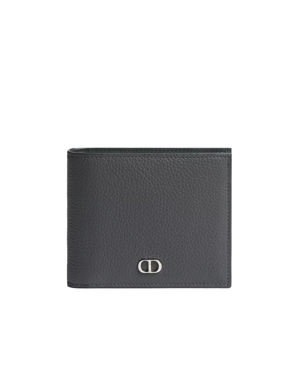 Dior Gray Cdicon Bifold Wallet for men