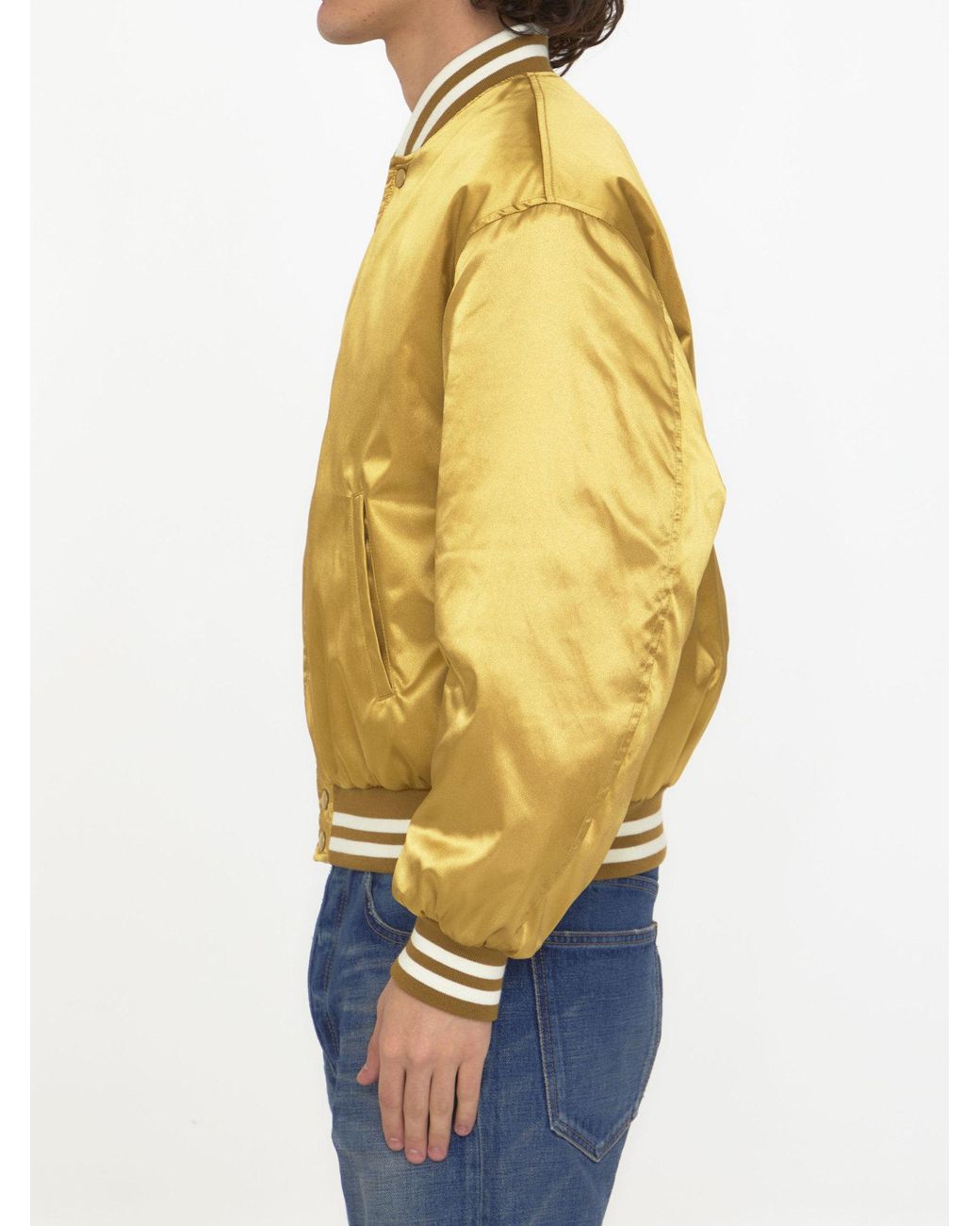 Céline Natural Embroidered Tiger Teddy Jacket for men