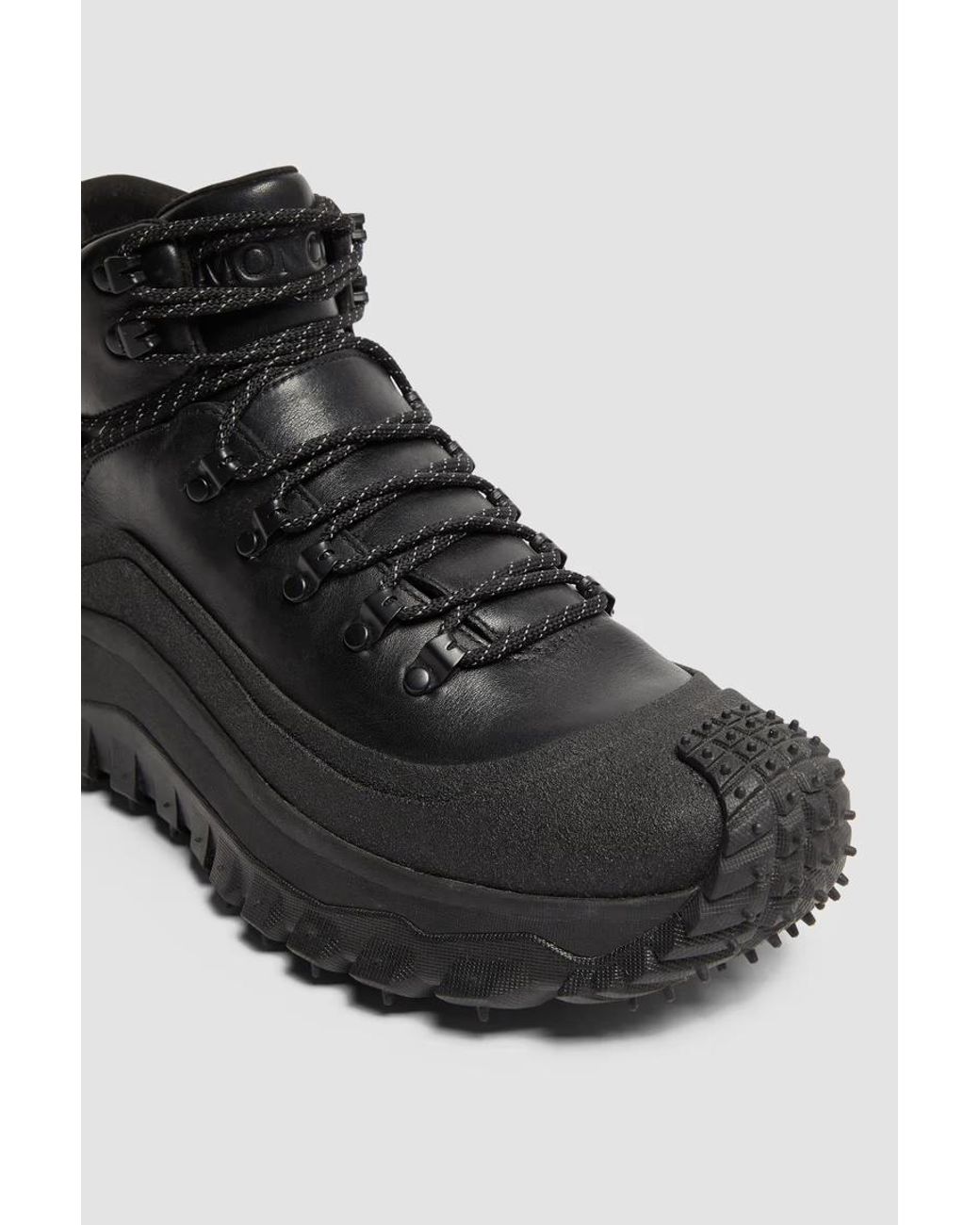 Moncler Black Trailgrip Gtx Lace-Up Boots for men