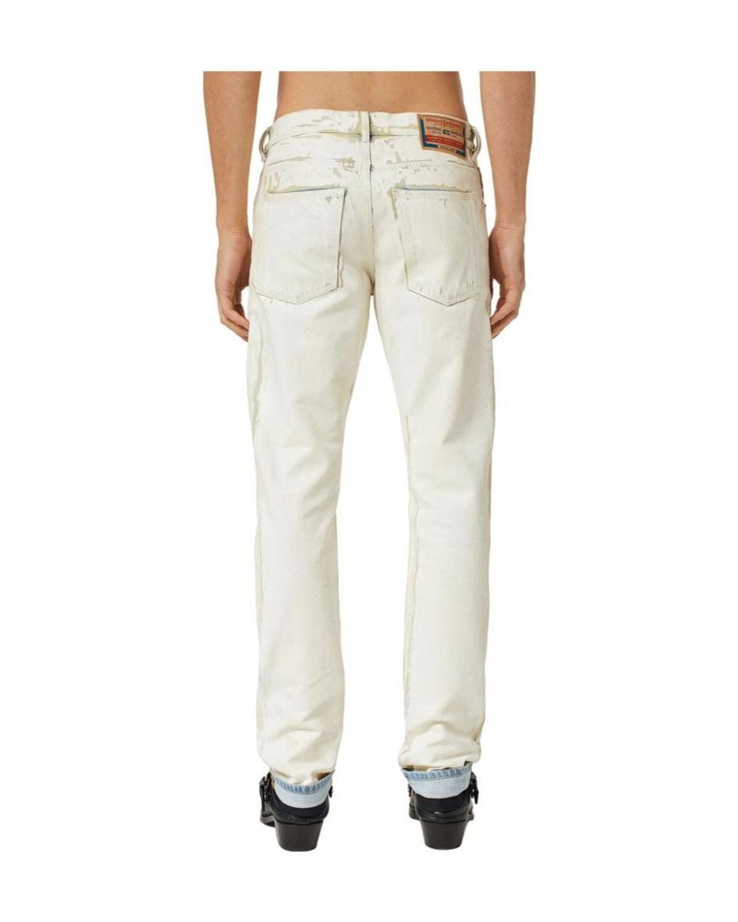 DIESEL Natural 1995 Distressed Straight Leg Jeans for men