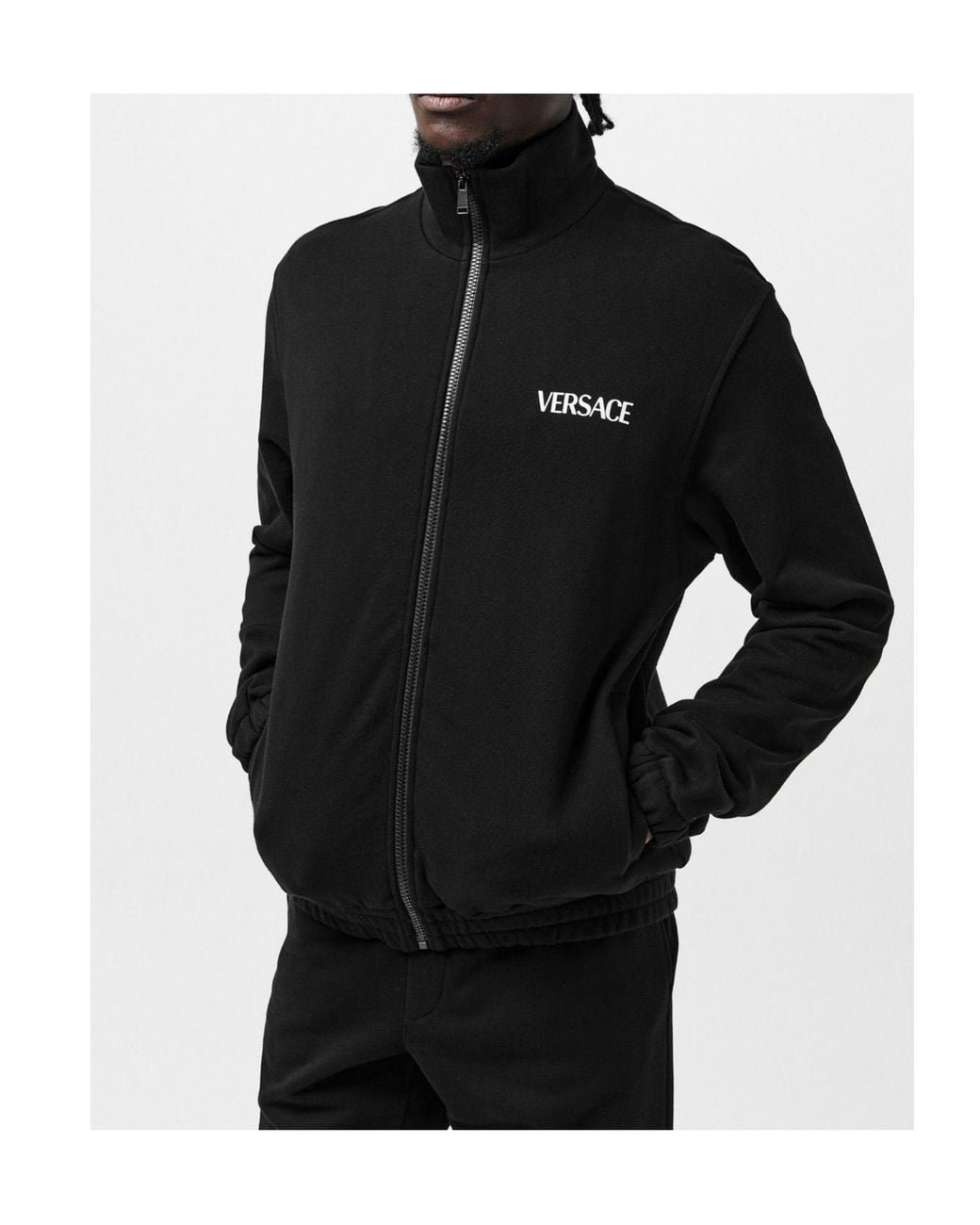 Versace Black Medusa Print Jacket for men