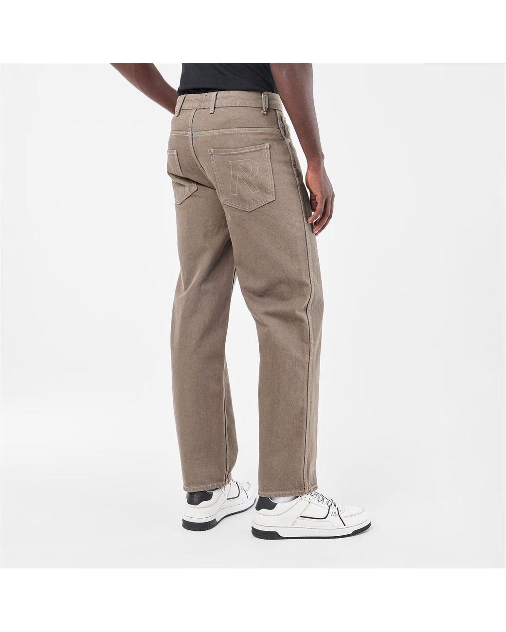 Represent Gray Straight-Leg Jeans for men