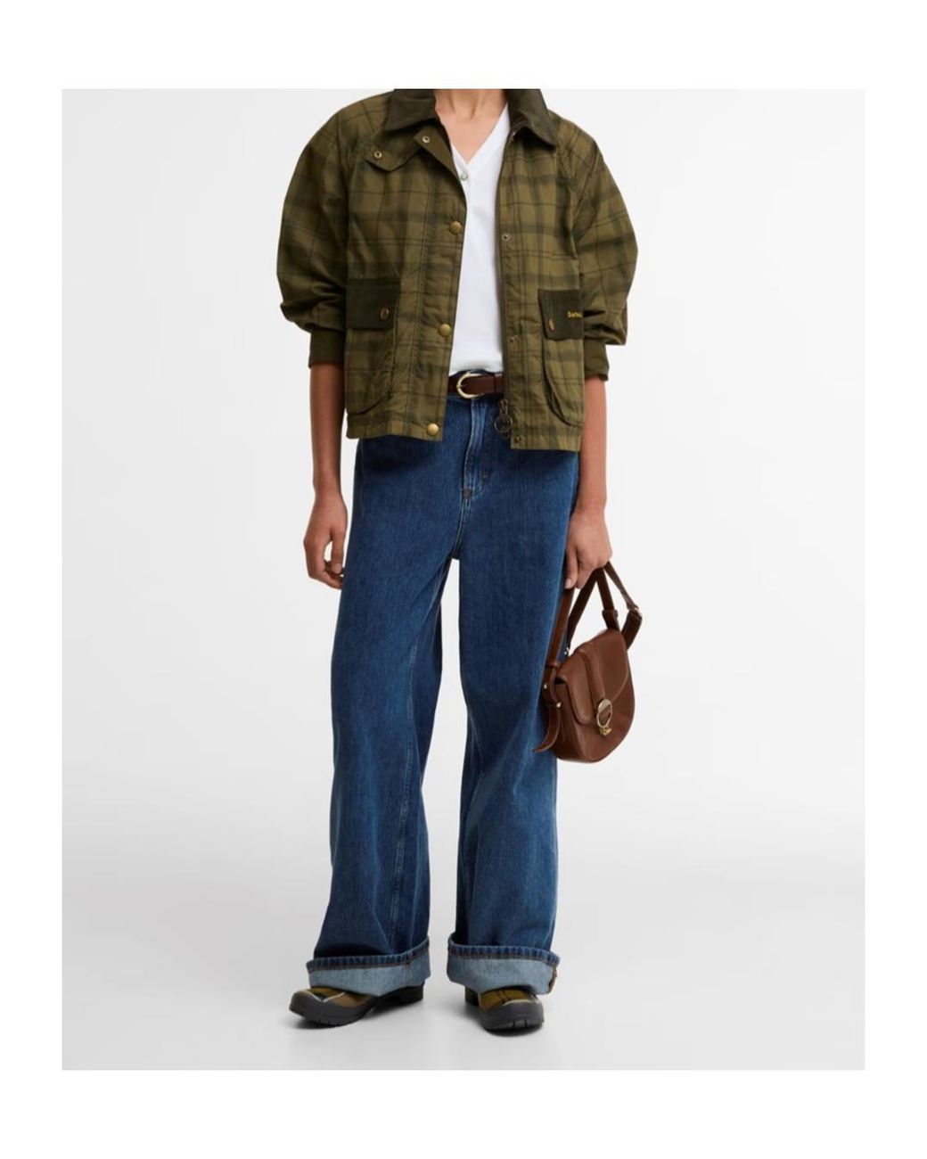 Barbour Green B.Li Crop Beadnell Ld63