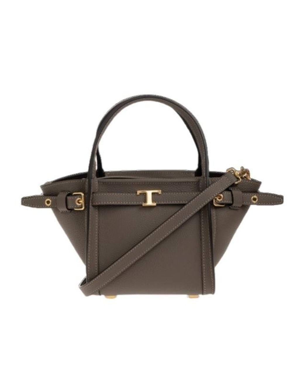 Tod's Brown Tim Mini Shoulder Bag