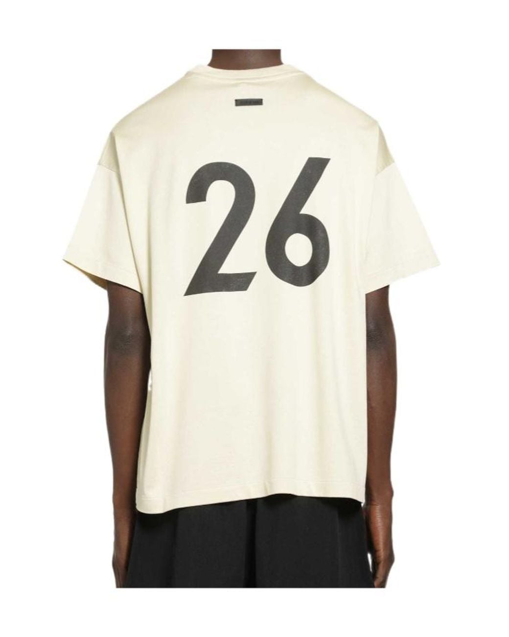 Fear Of God White Logo-Detail T-Shirt for men