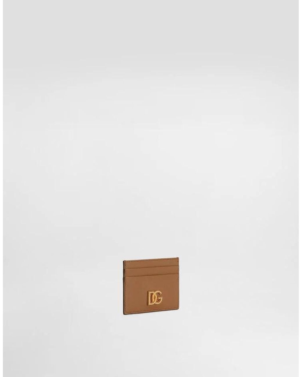 Dolce & Gabbana Brown Dg Logo Cardholder