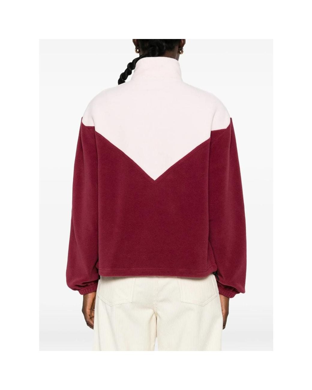 Canada Goose Red Polar Tayen Fleece Sweatshirt