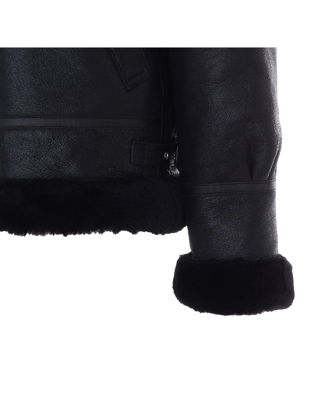 Schott Nyc Blue Schott Nyc Shearling Hooded Jacket for men