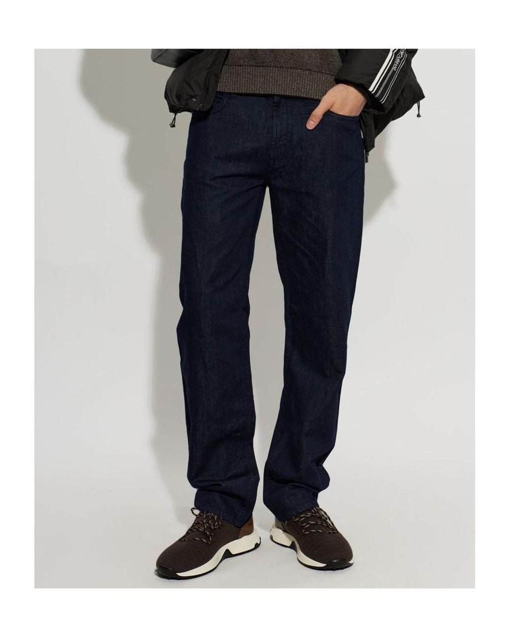 Tod's Black Knit Panel Trainers for men