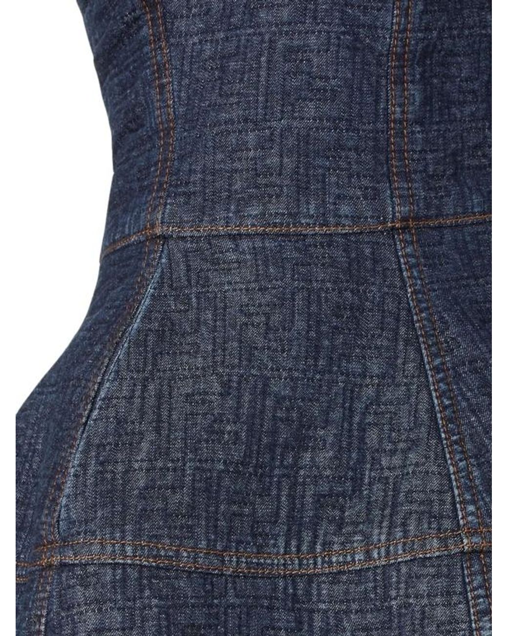 Fendi Blue Short Dresses