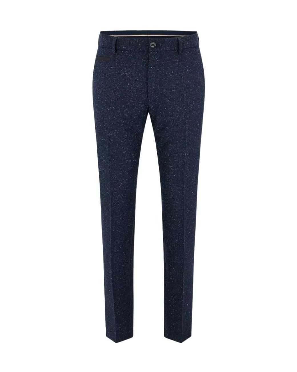 Boss Blue Logo Casual Pants for men