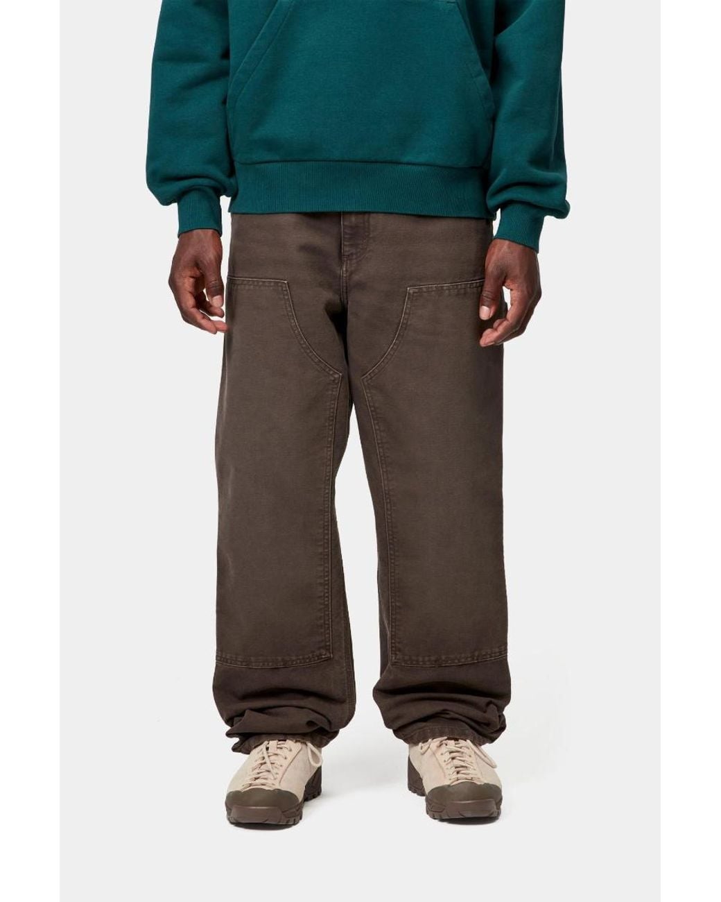 Carhartt Brown Double Knee Pants for men