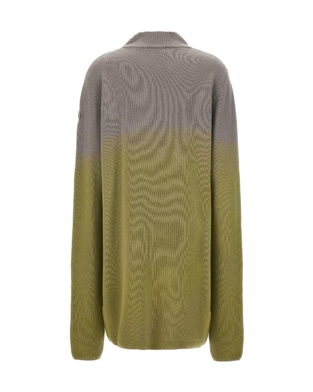 Moncler Green Moncler Rick Owens Subhuman Cut-Out Jumper for men