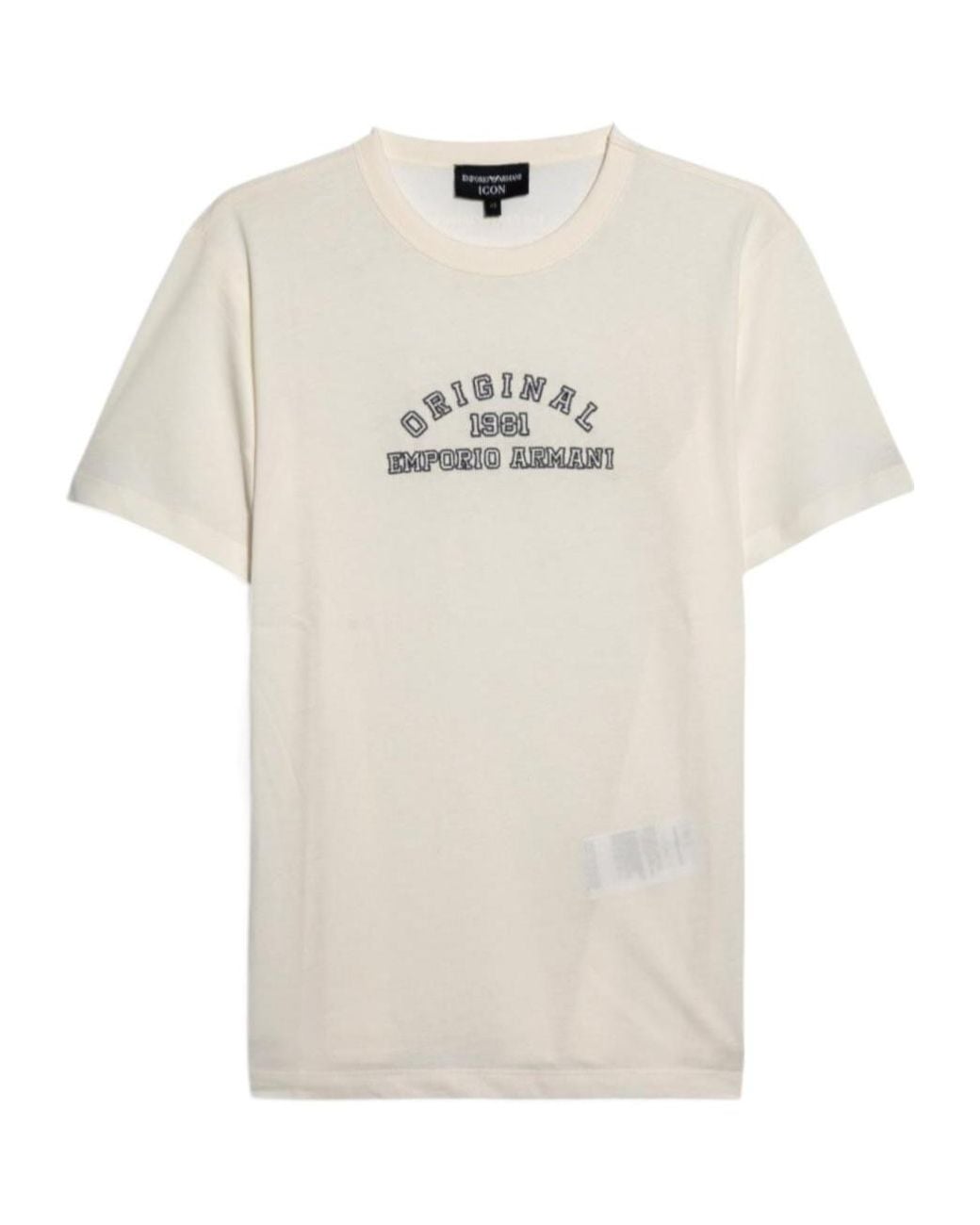 Emporio Armani White Crew-Neck T-Shirt