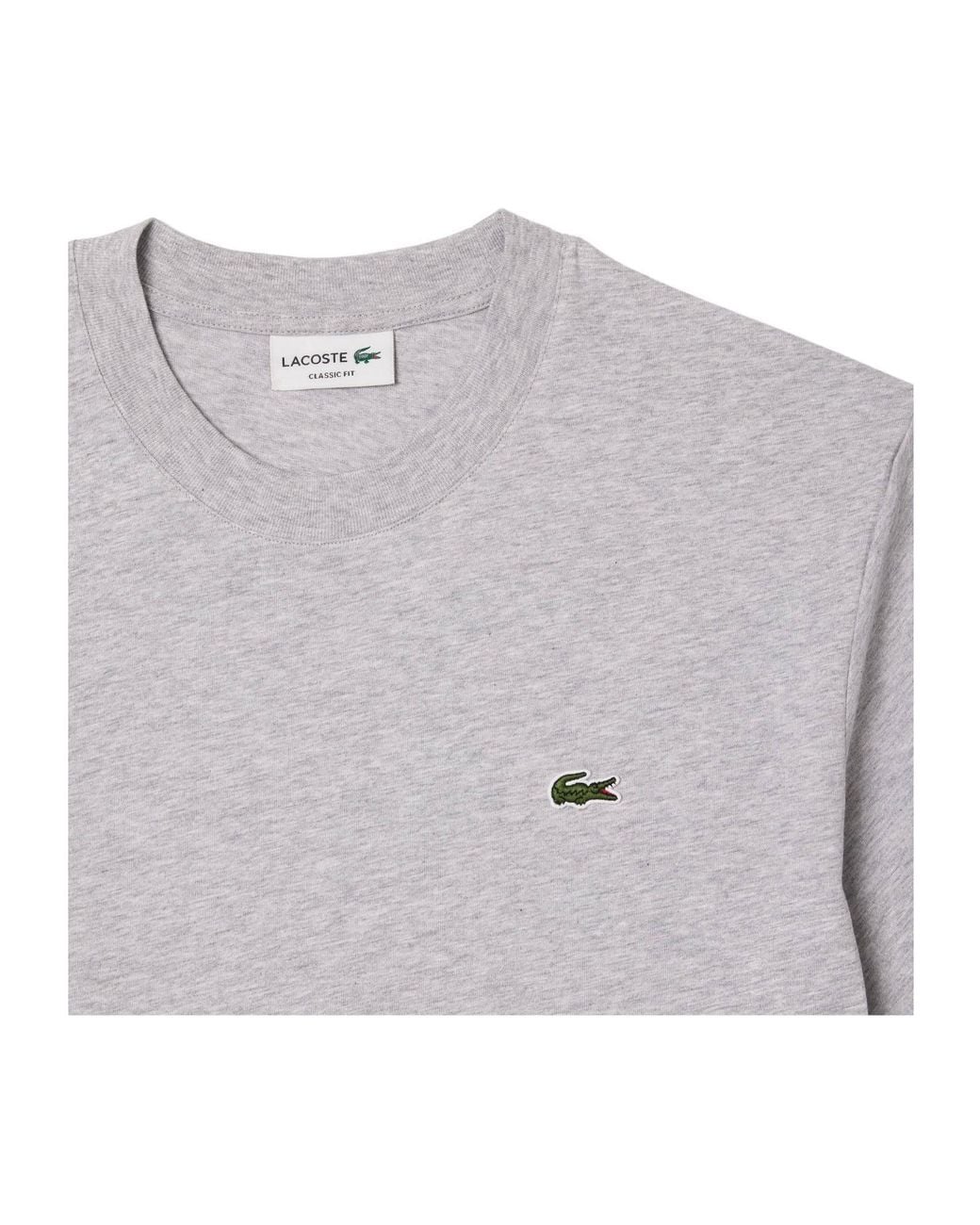 Lacoste White Minimalist Versatile Tshirt for men