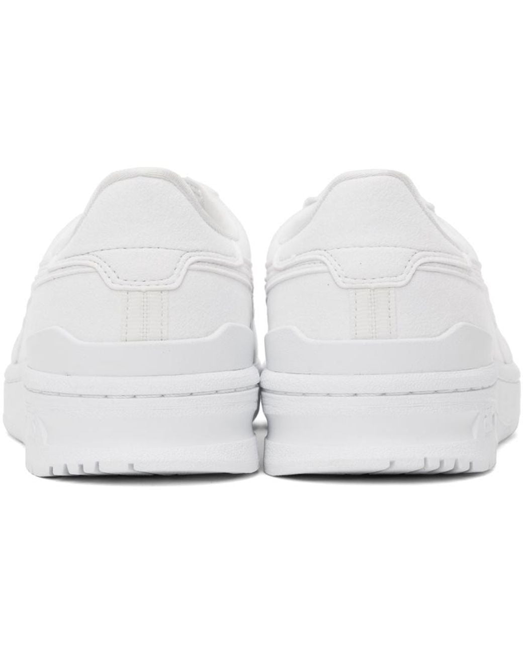 Comme des Garçons White Round-Toe Low-Top Casual Sneakers
