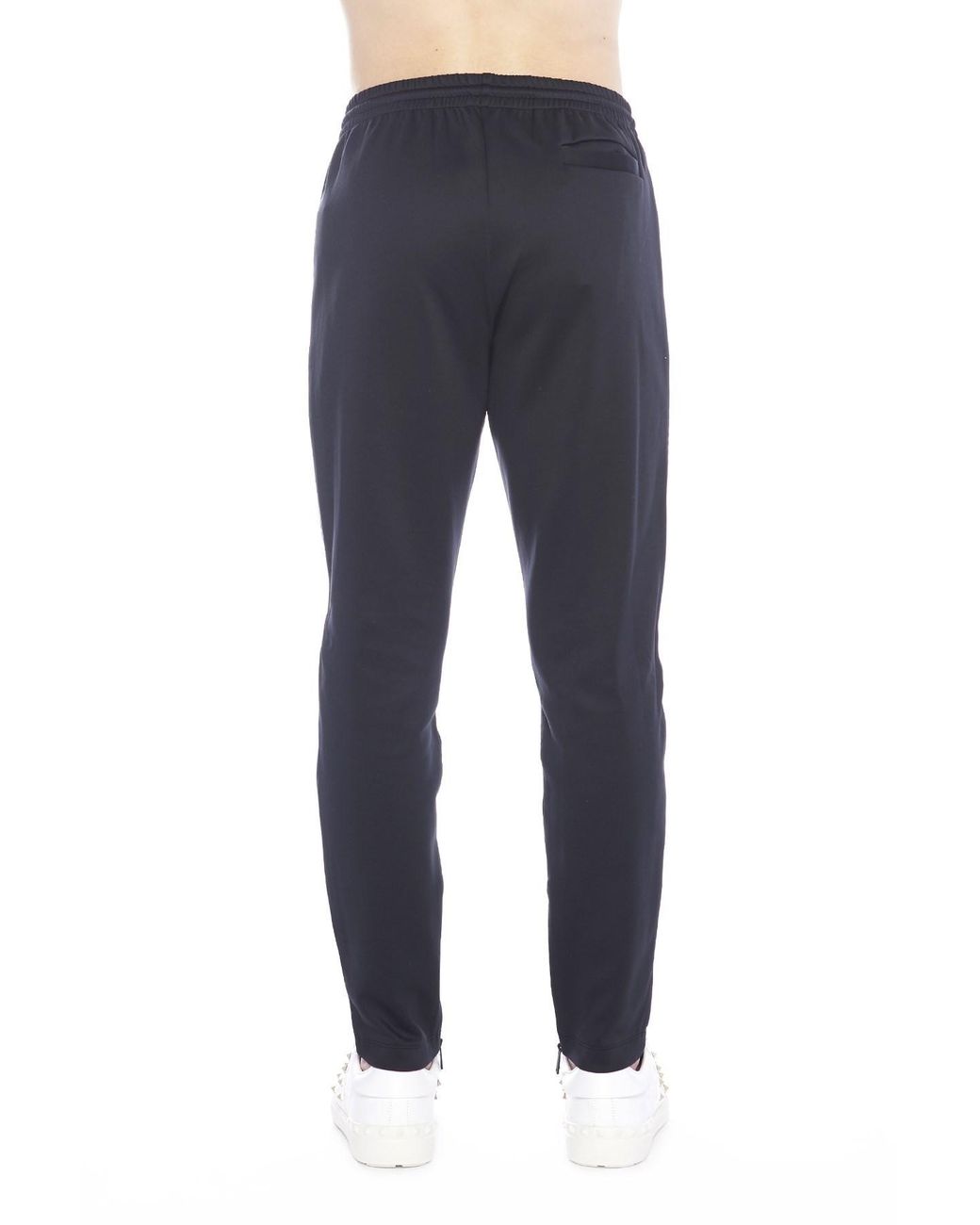 Valentino Gray Side Stripe Trousers for men