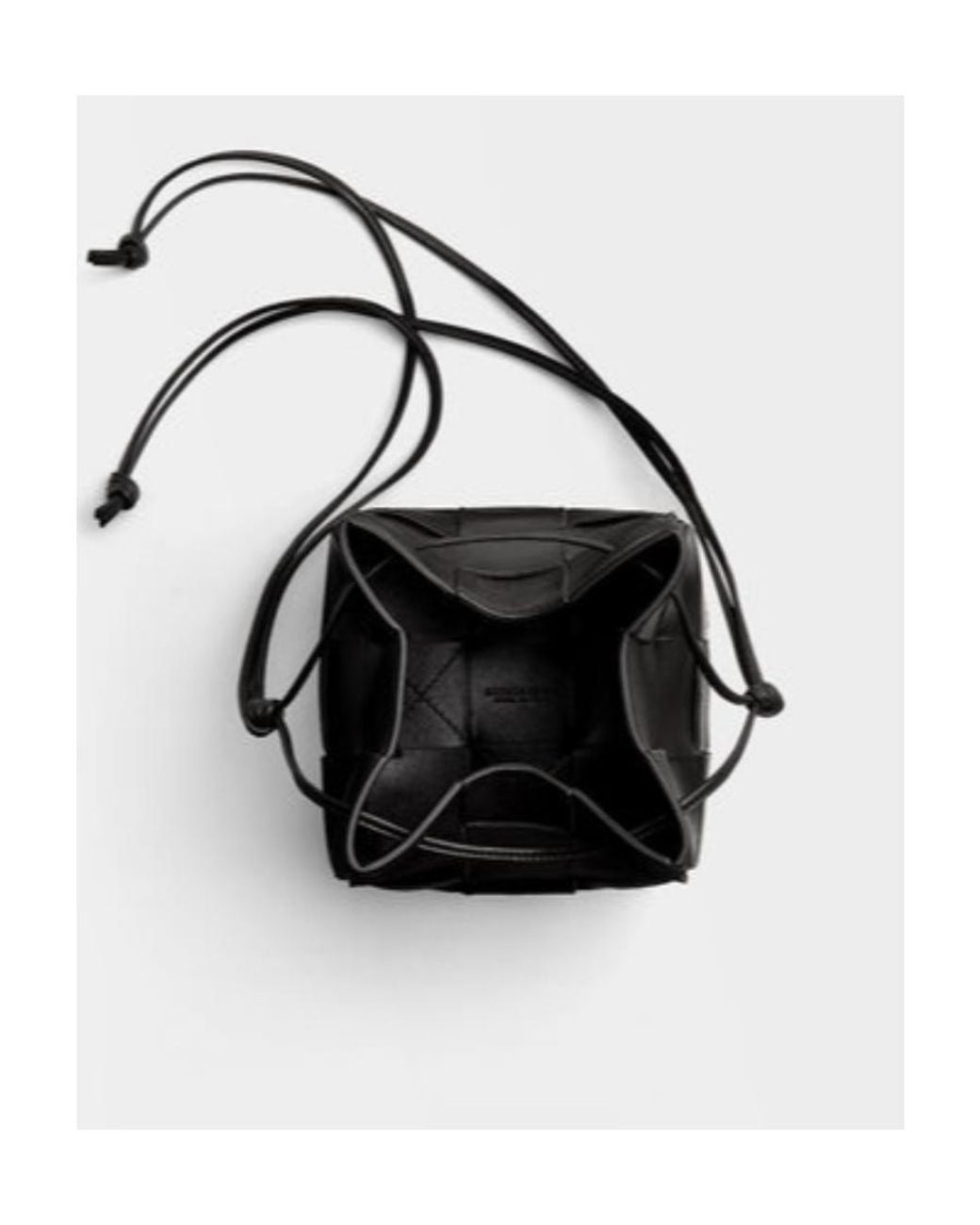 Bottega Veneta Black Cassette Small Shoulder Bag