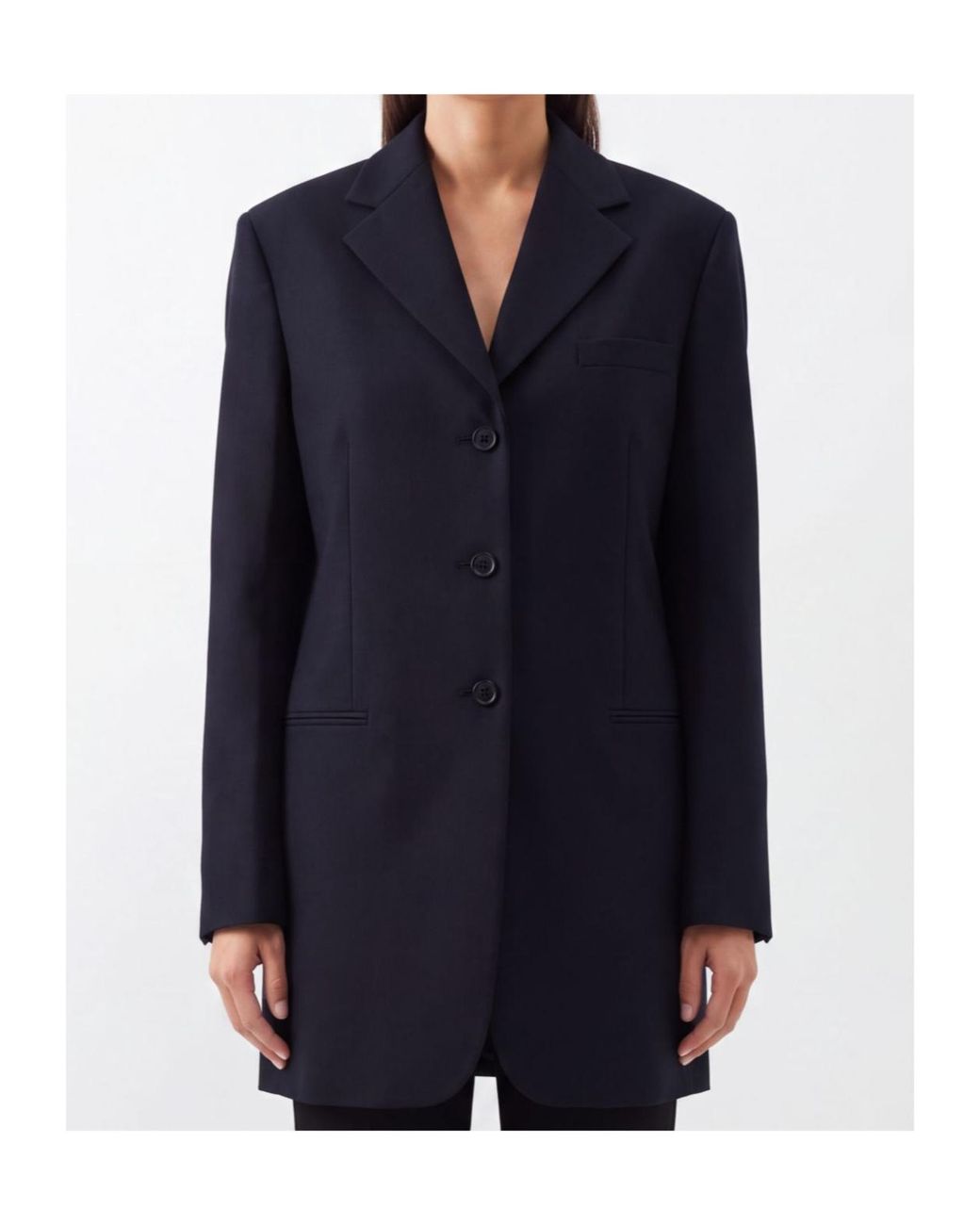 Jil Sander Blue 107 Tm Single-Breasted Blazer