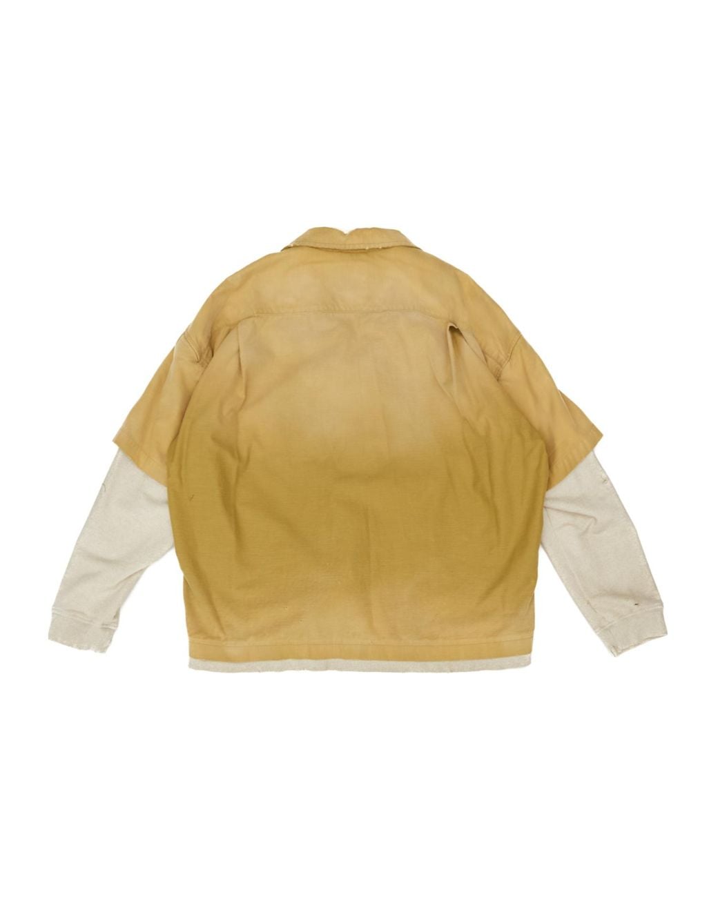 Maison Mihara Yasuhiro Metallic Pullover Layered Shirt for men