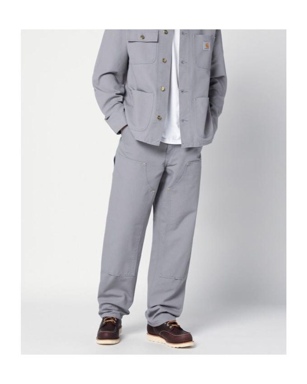 Carhartt Gray Double Knee Pants for men