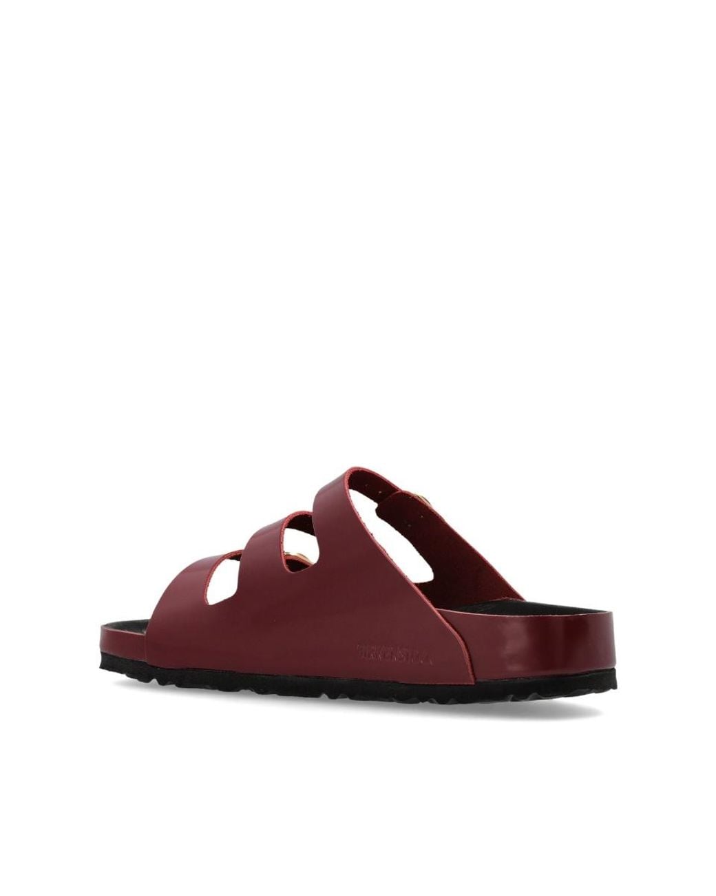 Birkenstock Brown Florida Fresh Triple-Strap Slides