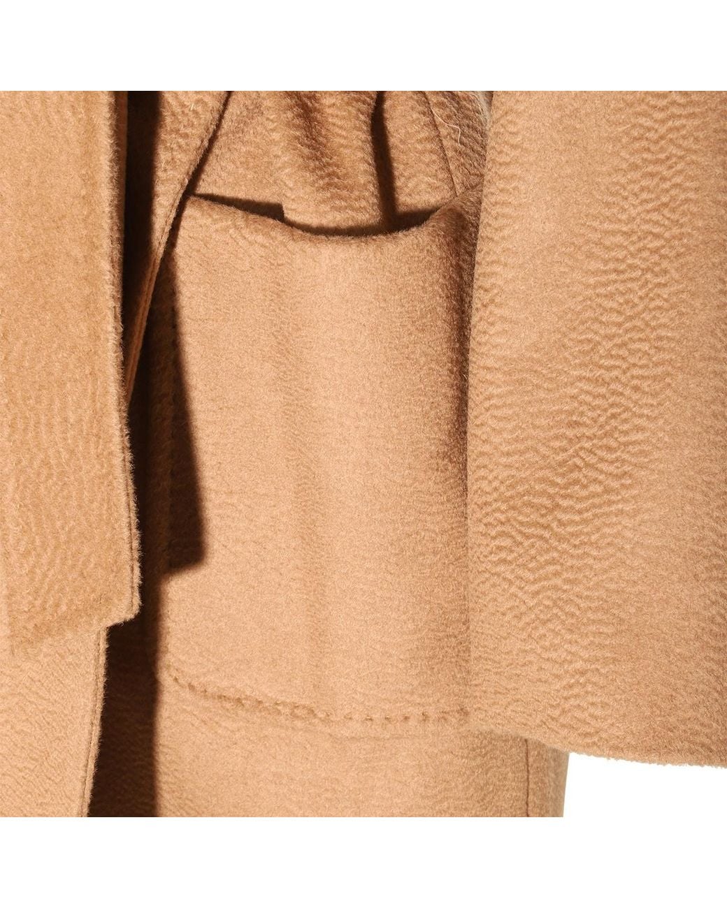 Max Mara Brown Rialto Hooded Belted Coat