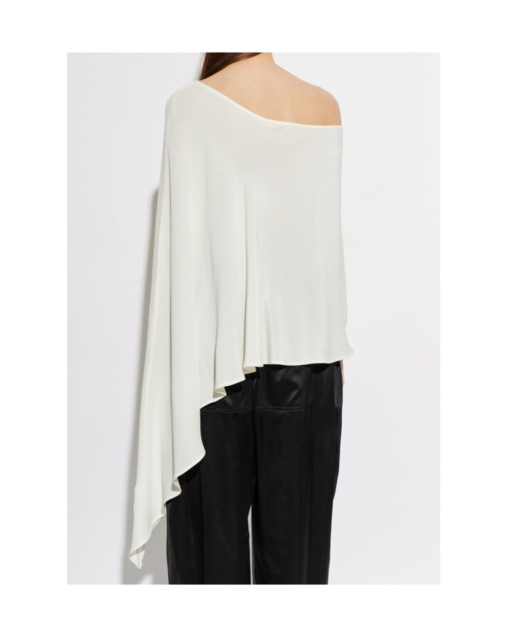 Cult Gaia White Tajisha Asymmetric Blouse