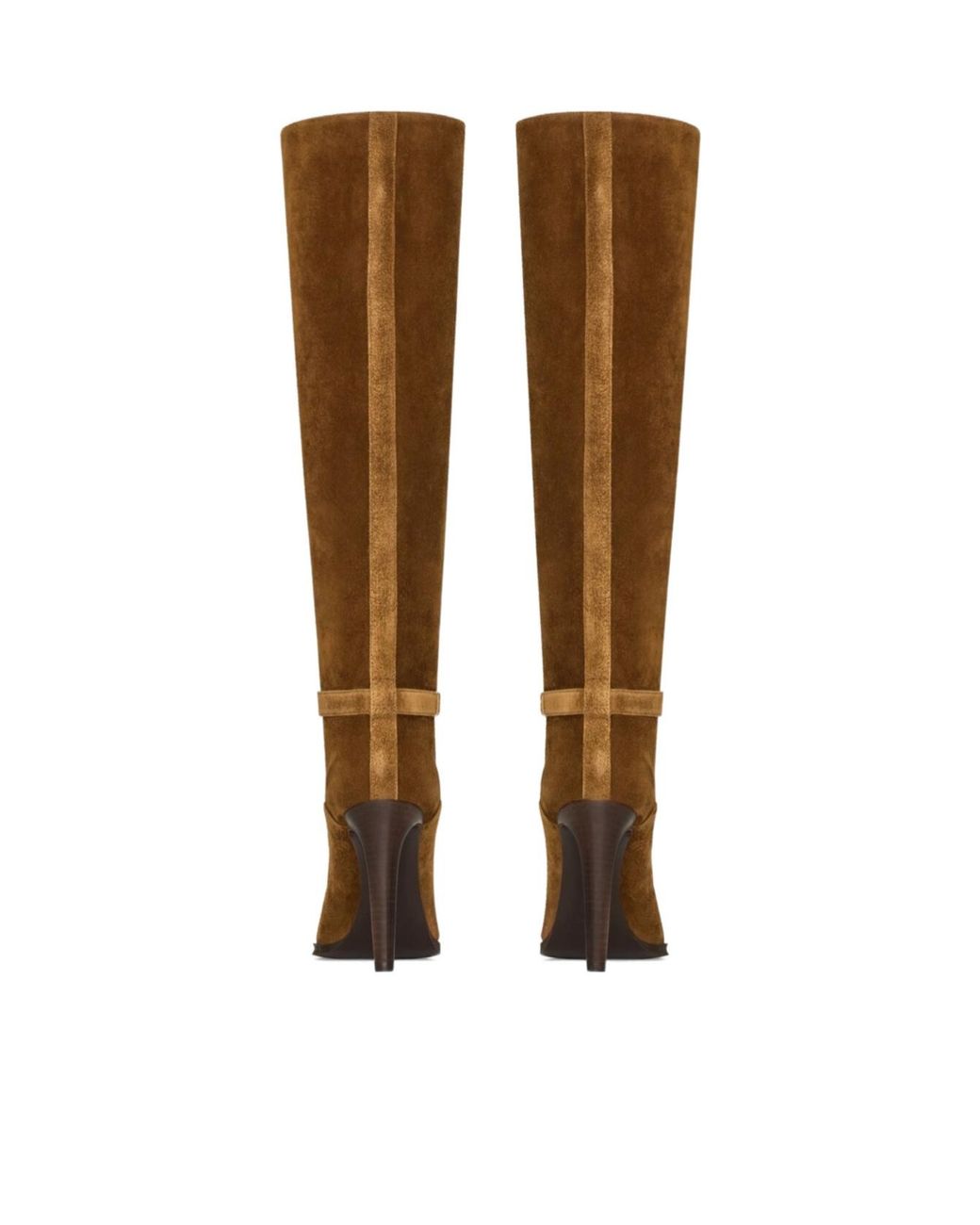 Saint Laurent Brown Diane Pointed Toe Boots