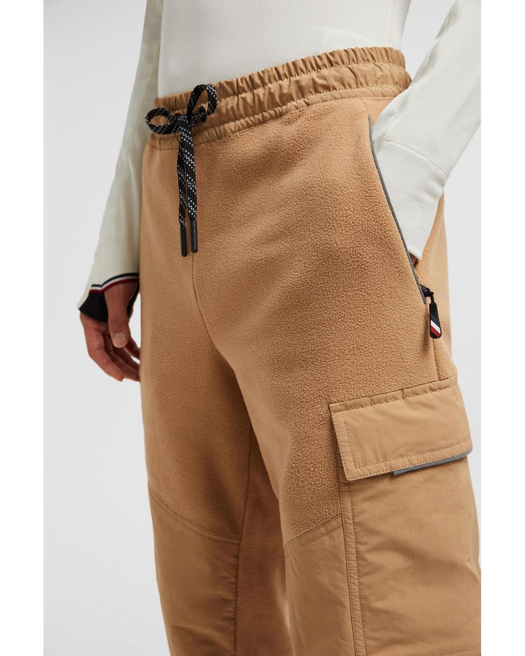 Moncler Natural Polartec Track Pants for men