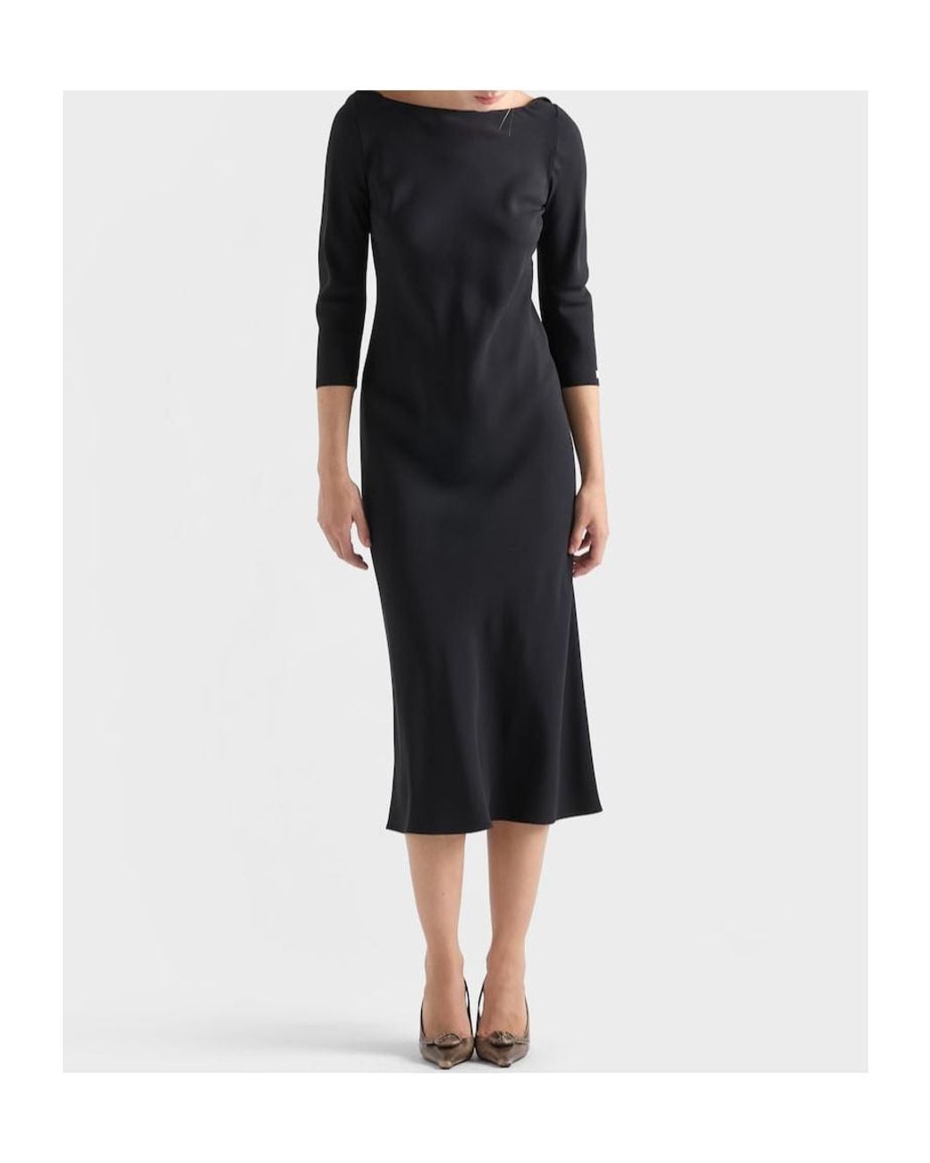 Prada Black Sablé Dress