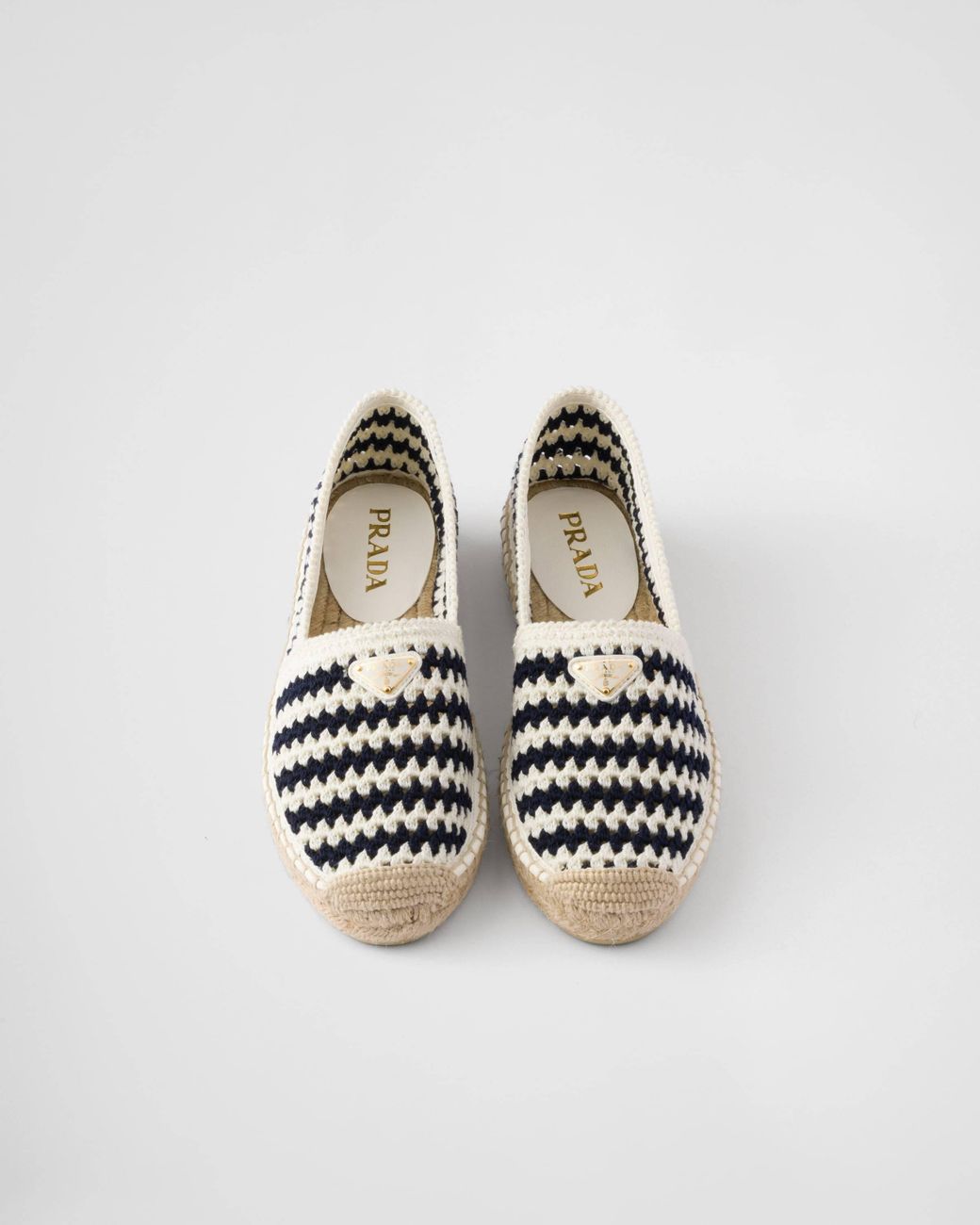 Prada Multicolor Crochet Espadrilles