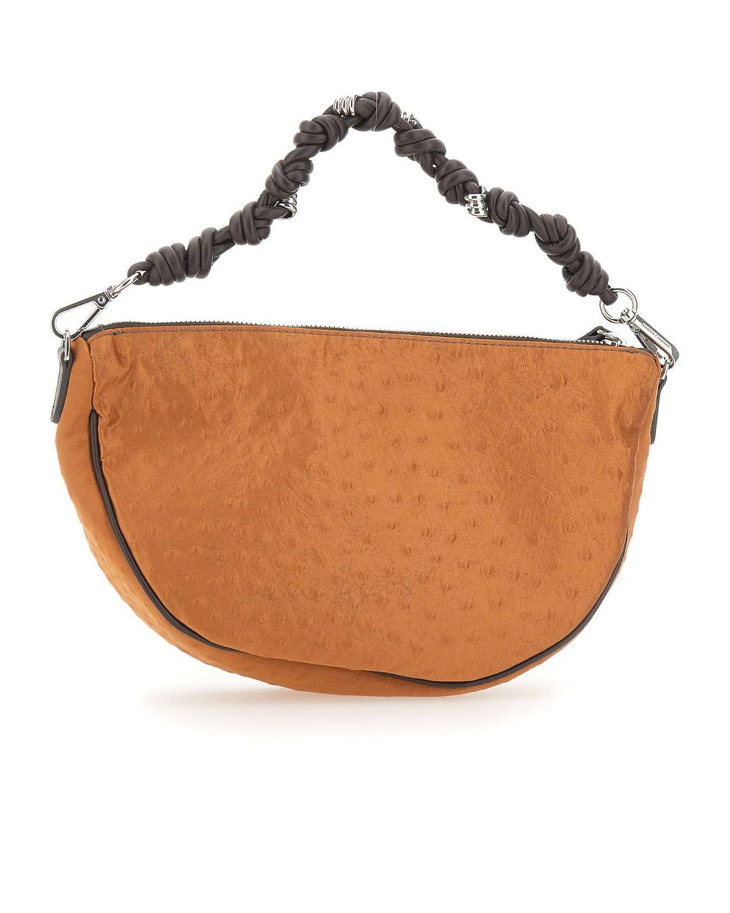 Gianni Chiarini White Cleo Crescent Shoulder Bag