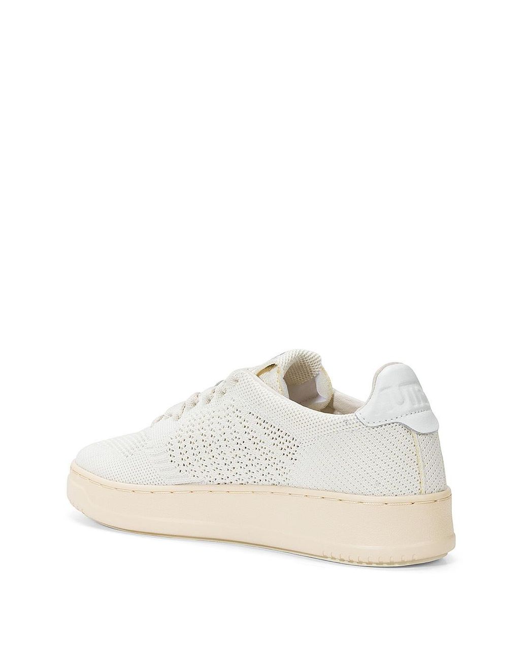 Autry White Easeknit Low-Top Sneakers