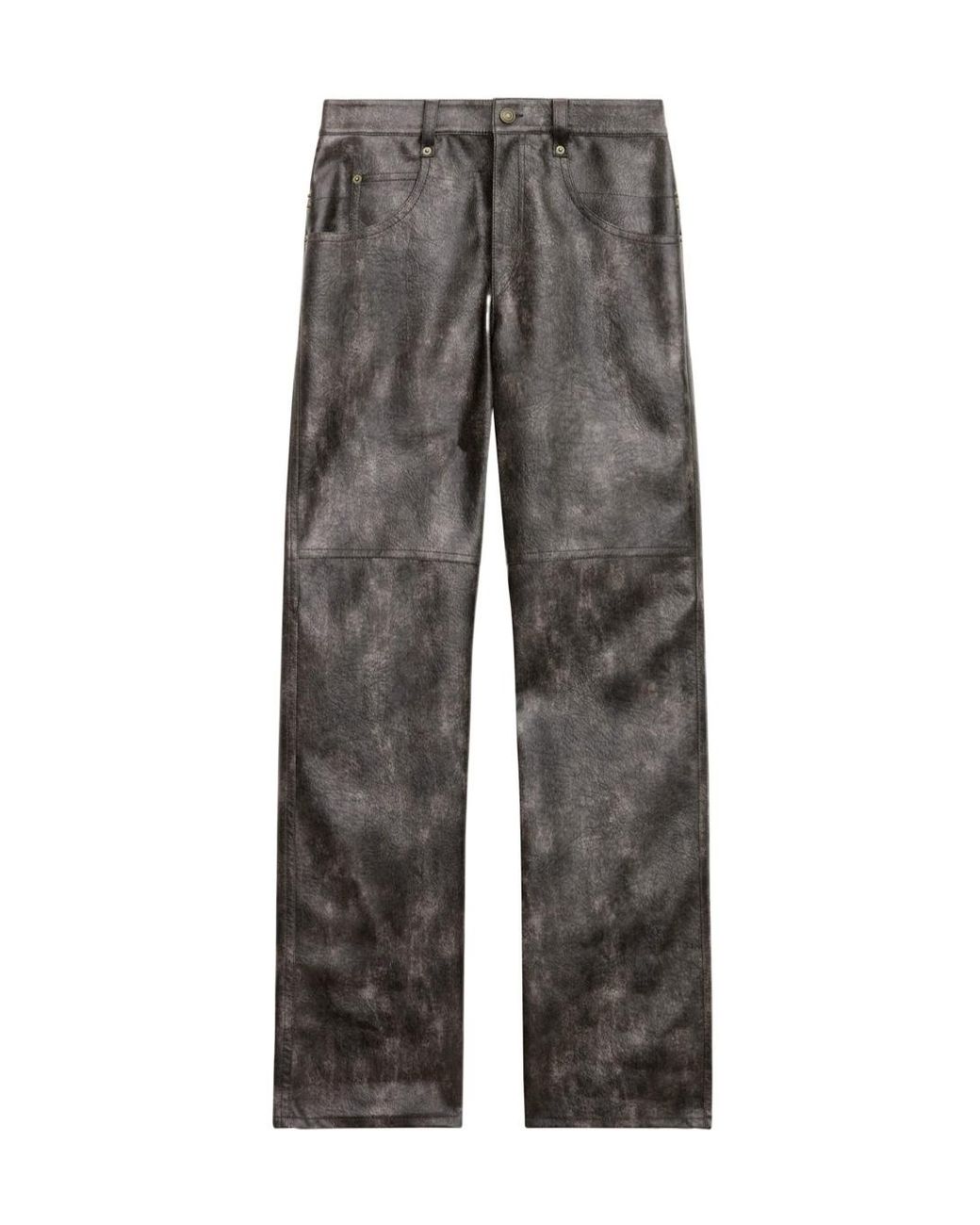 Isabel Marant Gray Isabel Marant Étoile Coralea High-Waist Pants