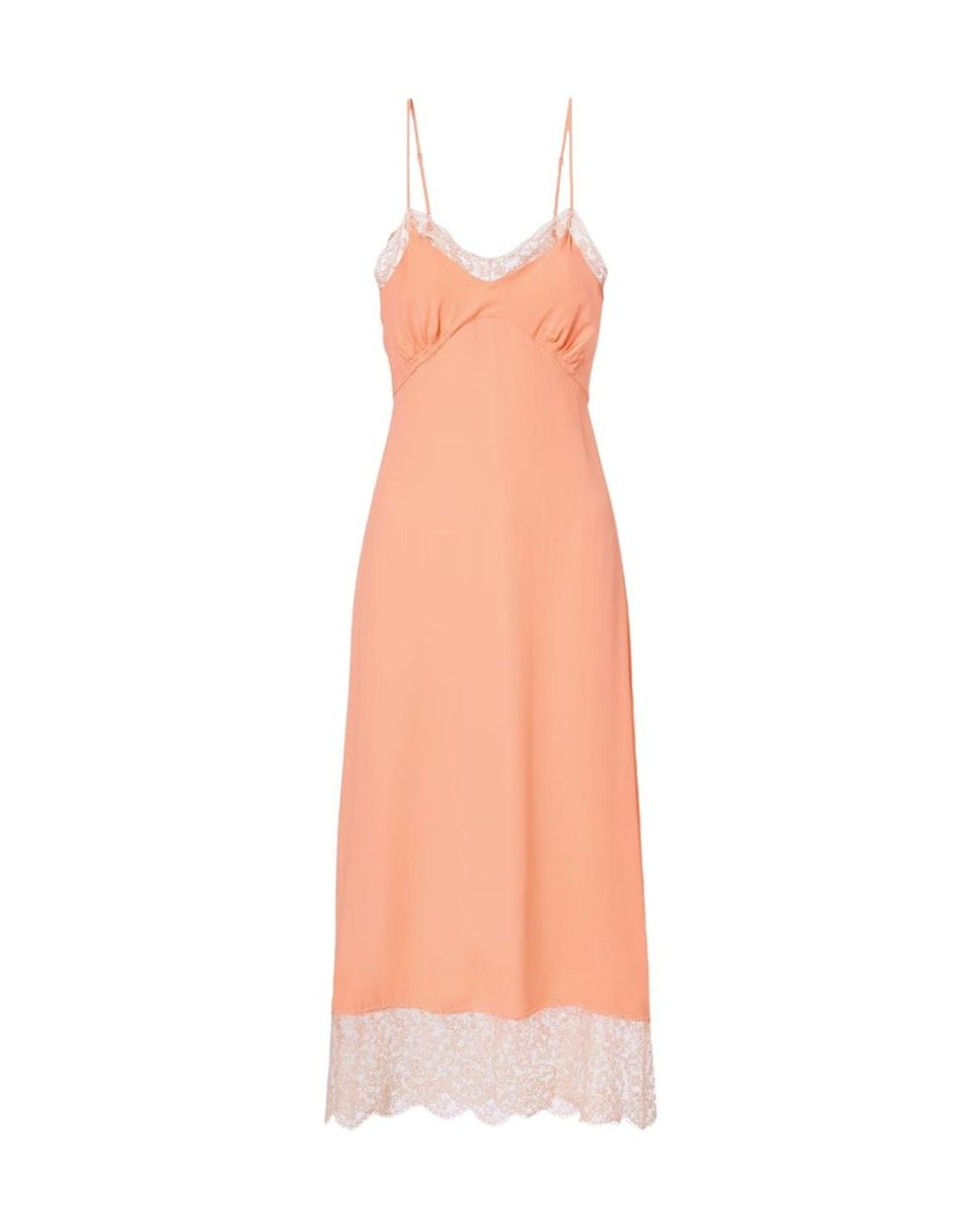 Simone Rocha White Spaghetti Strap Midi Dress